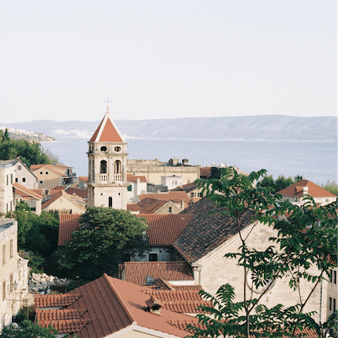 Hop in the car and take the five mile journey to Omiš and explore its pretty harbour, cobblestone streets, and Cetina River