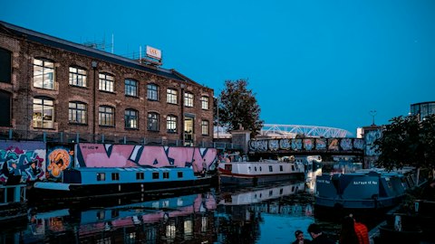 Discover Hackney Wick's vibrant street art and creative studios nearby
