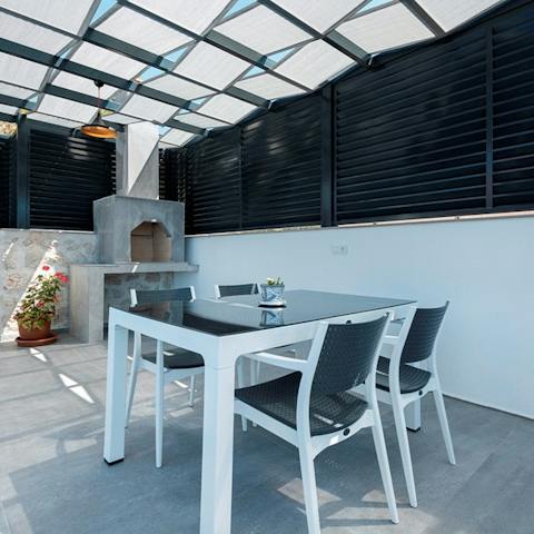 Craft some local Turkish dishes on the outdoor barbecue