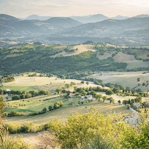 Explore the idyllic countryside of Monte San Bartolo