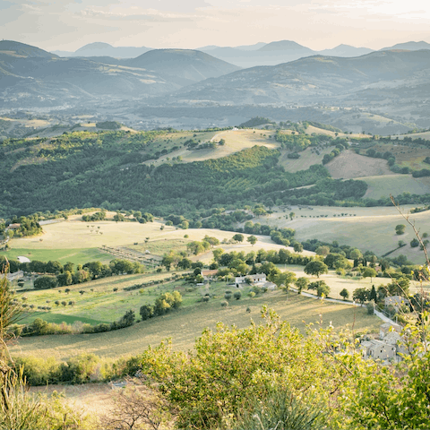 Explore the idyllic countryside of Monte San Bartolo