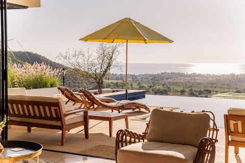 Stretch out above the hills as the Pacific comes into view