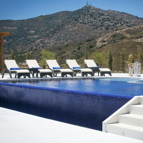 Catch some rays by the pool