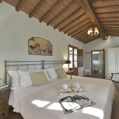 Drift off to sleep in the elegant bedrooms, nothing could disturb you here