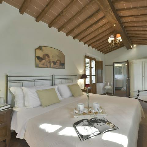 Drift off to sleep in the elegant bedrooms, nothing could disturb you here