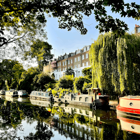 Wander along Islington's canals or vibrant Upper Street