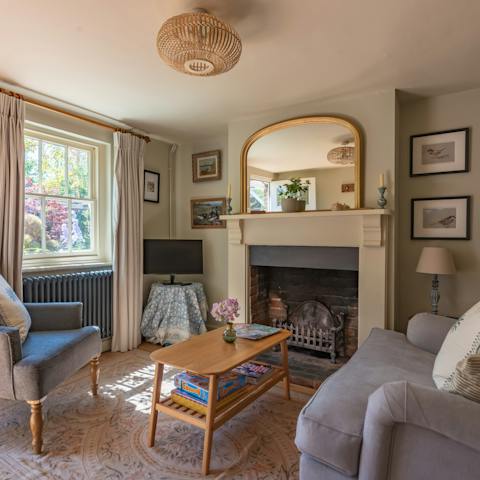 Spend relaxing evenings playing board games by the fire