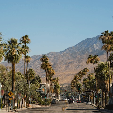 Drive to Downtown Palm Springs in just ten minutes