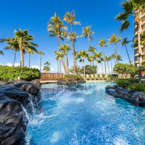 Enjoy the resort amenities, including beachfront pools