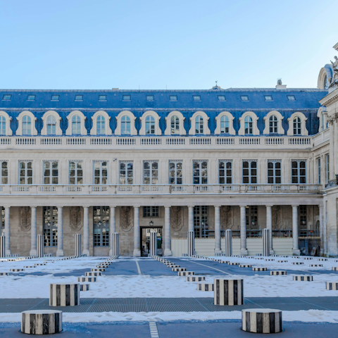 Take in the history at Palais-Royal – it's a short walk away