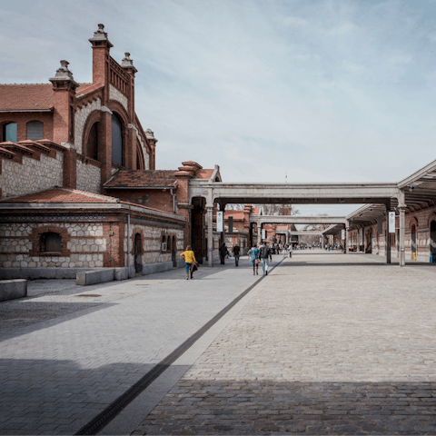 Visit the nearby contemporary arts centre, Matadero Madrid