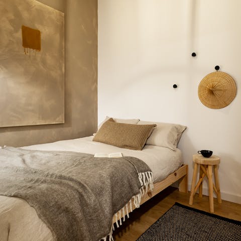 Sleep soundly in comfortable bedrooms