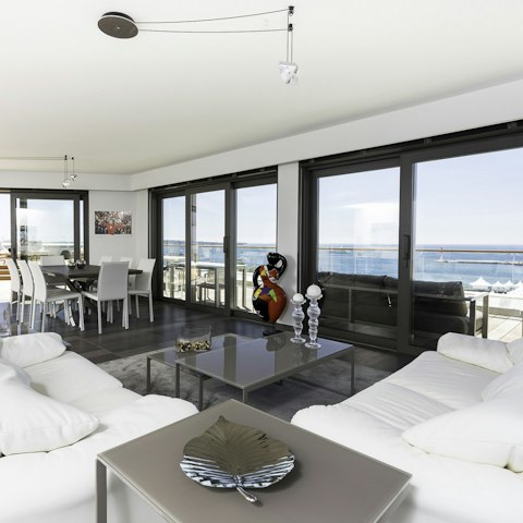 Admire sea views from almost every angle