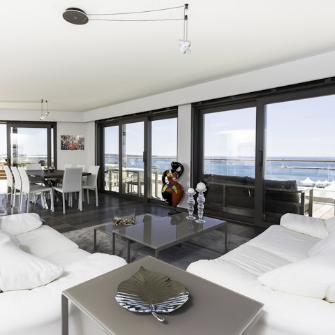 Admire sea views from almost every angle