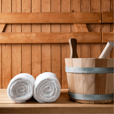 Unwind in the sauna