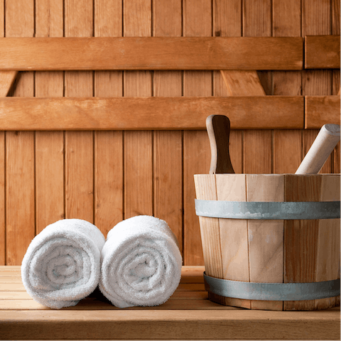 Unwind in the sauna