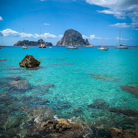 Drive around fifteen-minutes to Cala D'Hort