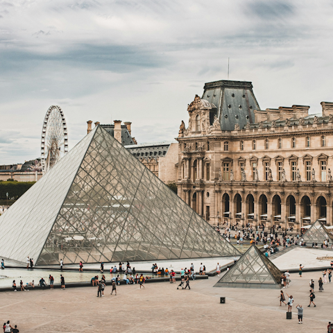 Hop on the Metro to visit the Louvre, just four stops away