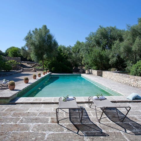 Make poolside lounging your only firm plan for the day