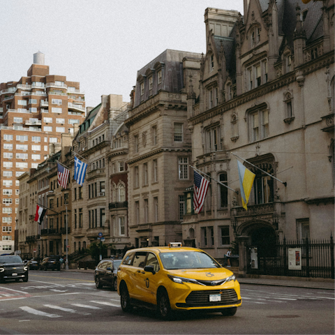Enjoy leisurely city strolls through the Upper East Side