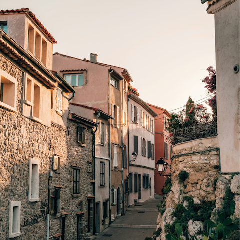 Explore the historic streets of Antibes