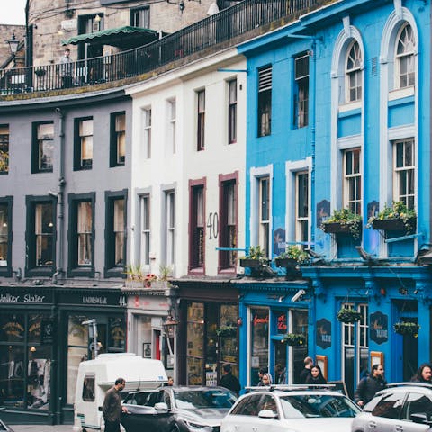 Venture into Edinburgh's Old Town, within walking distance