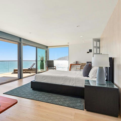 Wake up to the sound of the waves