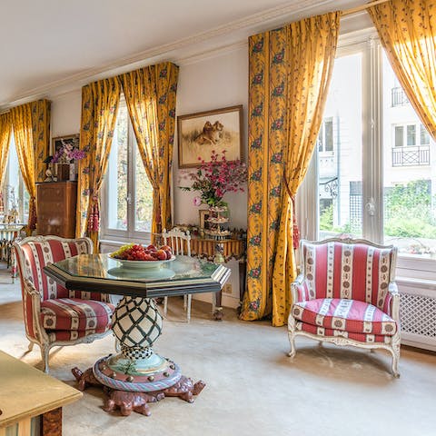 Savour some French pastries surrounded by elegant interiors