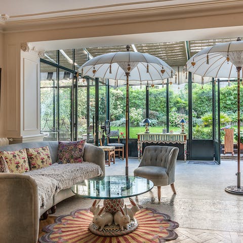 Spend time with your loved ones in one of four living spaces