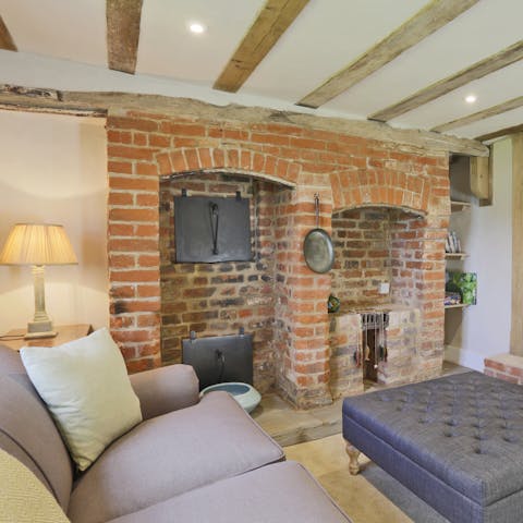 Enjoy charming original features such as the old bakery ovens