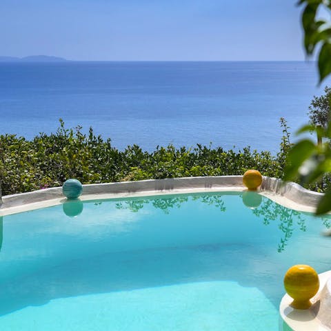 Cool off with sea views