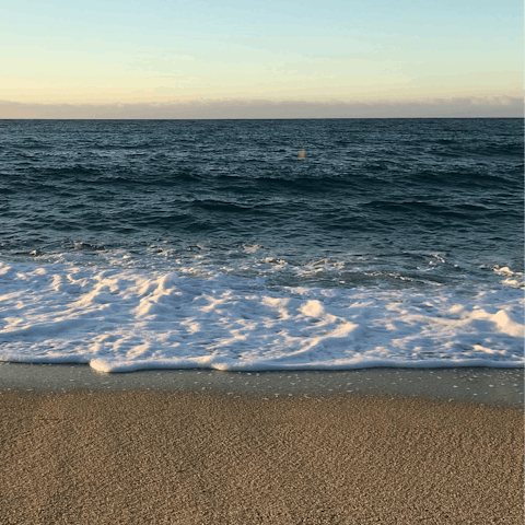 Flip-flop down to La Cala de Mijas, just 450-metres from your door