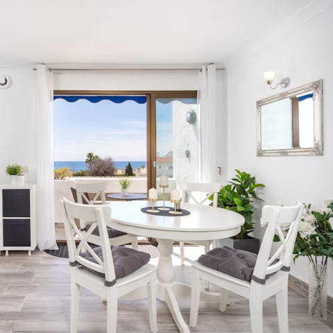 Lay the table for a lazy Tapas-style lunch with a view