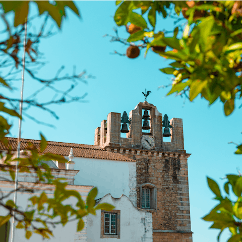 Walk to the beautiful Igreja de Santa Maria in a few minutes