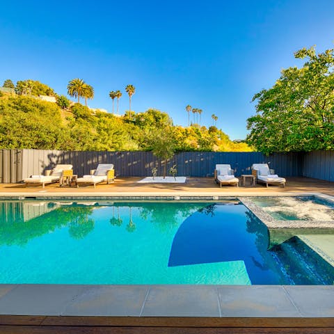 Enjoy the magic of outdoor living from the serenity of the garden