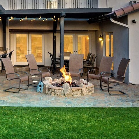 Get cosy by the fire place