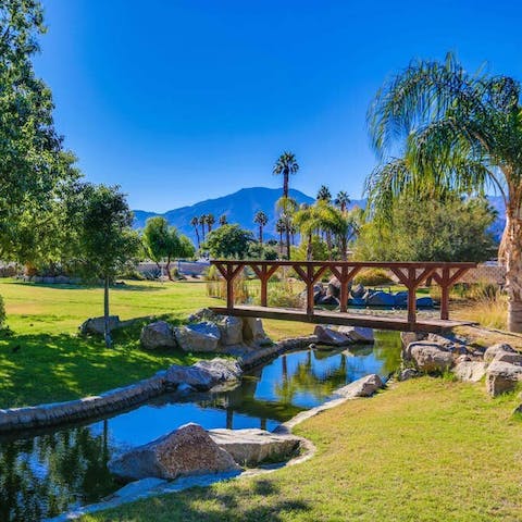 Stroll around the estate and take in the sights