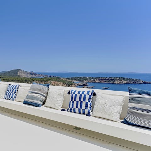 Wake up to incredible sea views