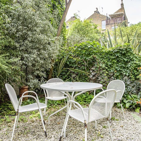 Dine al fresco in your very own verdant garden