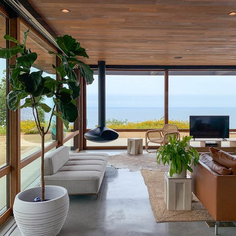 Snuggle up in front of the fire on chilly nights