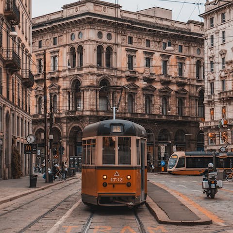 Stay in the vibrant Moscova district of Milan