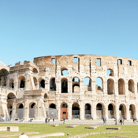 Visit the famous Colosseum for some gorgeous holiday snaps