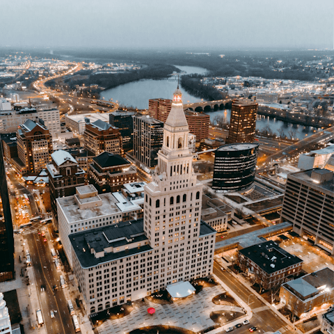 Take a scenic drive to the state capital of Hartford