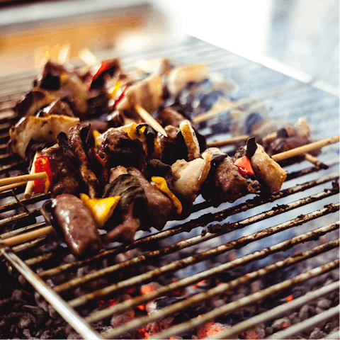Fire up the barbeque and grill some falafel