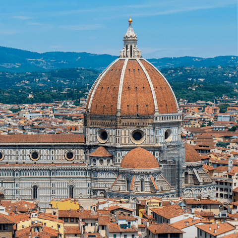 Step into history at the nearby Cathedral of Santa Maria del Fiore