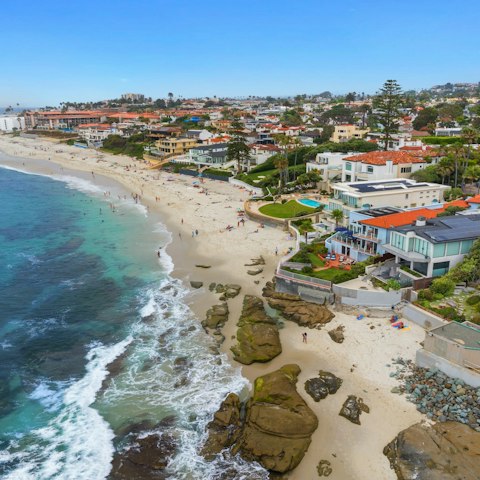 Enjoy direct access to San Diego's white sand beach