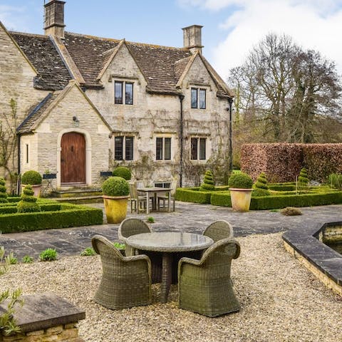 Enjoy outdoor dining in the summer months