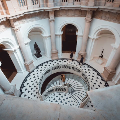 See an exhibition at the Tate Britain, ten minutes on foot