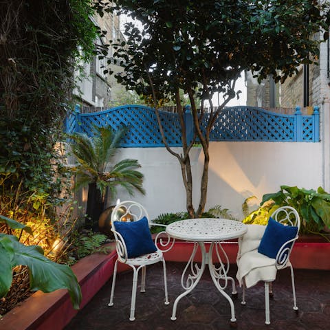 Make the most of the rarest of London amenities – private outdoor space