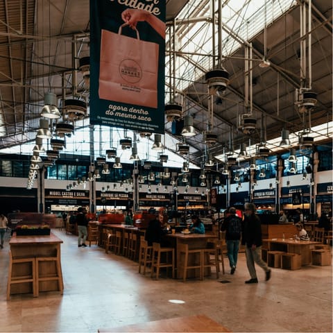 Spend a day in Time Out Market, sampling the local delicacies, a short walk away